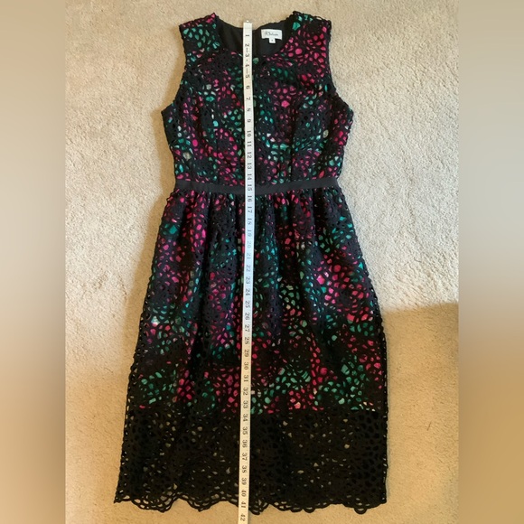 Anthropologie Wolven Black Lace Overlay Dress with Pockets Women’s Size 8 - Picture 13 of 13